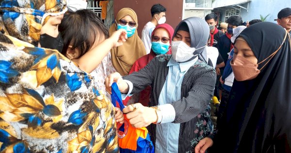 Ketua TP PKK, Wawali, dan Sekda Kota Makassar Kompak Kunjungi Korban Banjir Biringkanaya