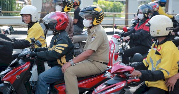 Konsisten, Danny Pomanto Pakai Ojol Bertugas