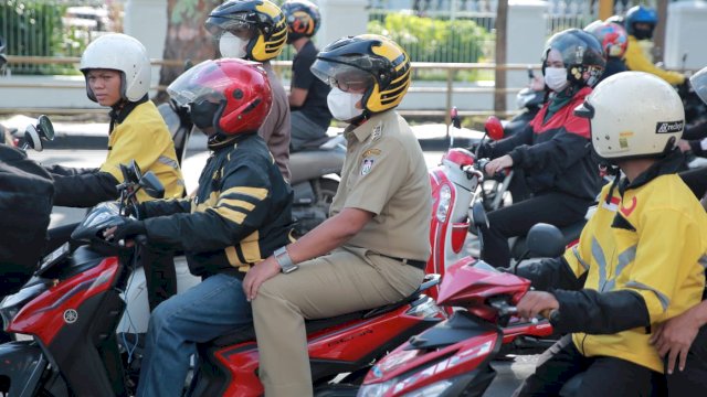 Konsisten, Danny Pomanto Pakai Ojol Bertugas