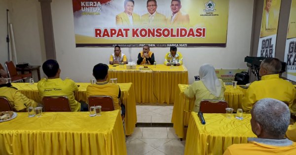 Persiapan Appi Sambut DPP Partai Golkar di Makassar