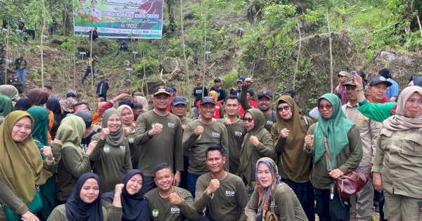 Mantap, Pemda Gowa Tanam 70.200 Pohon