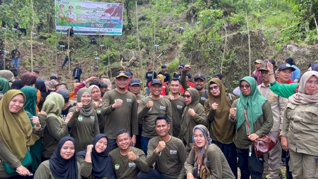 Mantap, Pemda Gowa Tanam 70.200 Pohon