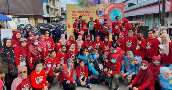 Peringatan International Pathology Day 2022 di Makassar, Warga ‘CFD’ Periksa Kesehatan Gratis