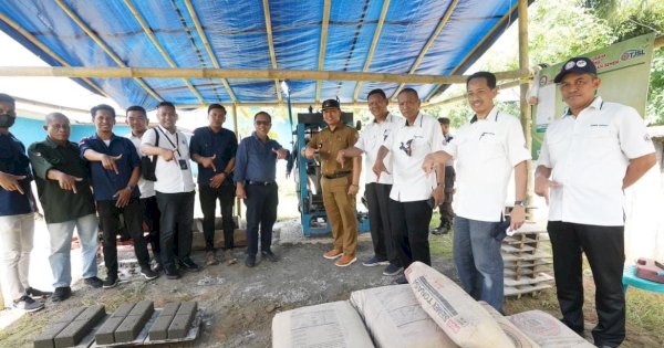 Sambangi 3 Desa Lingkar, Dirut Semen Tonasa Tinjau Realisasi Renja TJSL 2022