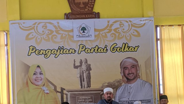 Pengajian Rutin, Golkar Parepare Hadirkan Ustadz Ahmad Al Habsyi