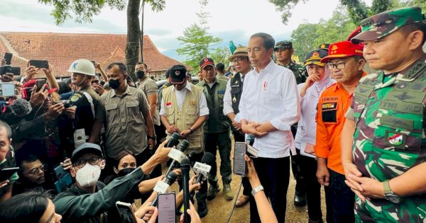 Presiden Sampaikan Duka Cita atas Gempa di Cianjur dan Instruksikan Penanganan Korban