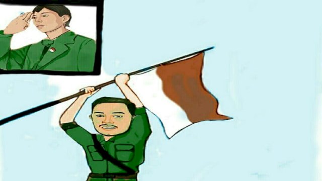 Karikatur peringatan Hari Pahlawan (Dodi/harianews)