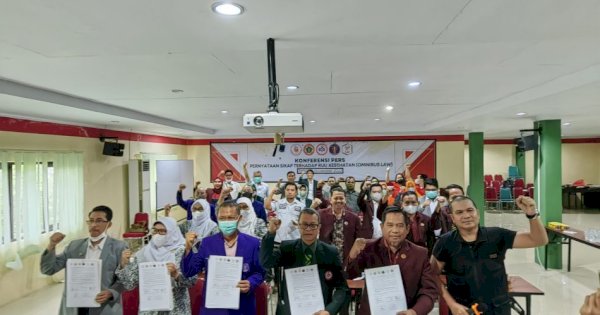 Tegas, Lima Organisasi Profesi Kesehatan Sulsel Sepakat Tolak RUU Omnibuslaw Kesehatan