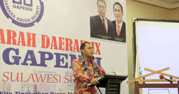 Hadiri Musda IX GAPENSI Sulsel, Danny Ingatkan Persaingan Teknologi