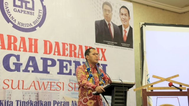 Hadiri Musda IX GAPENSI Sulsel, Danny Ingatkan Persaingan Teknologi
