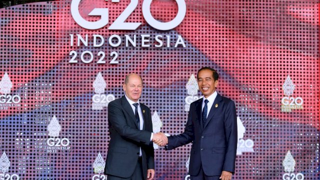 Presiden Jokowi di KTT G20 Bali, Selasa (15/11).