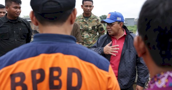 Danny Pomanto Pantau Efek Pasang Sungai, Pastikan Aliran Air Stabil