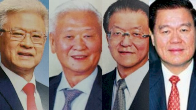 Keterangan Foto: dari kiri, Indra Widjaja, Muktar Widjaja, Franky Oesman Widjaja dan Teguh Ganda Wijaya. 