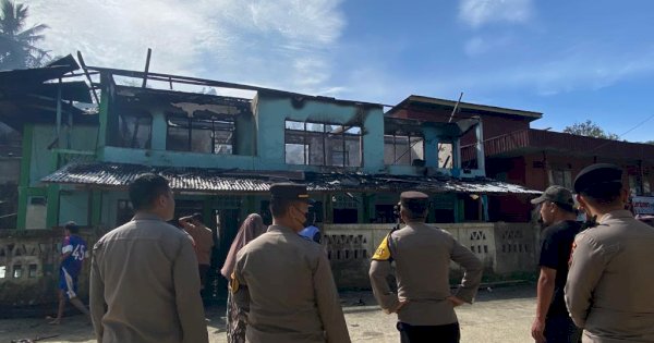 Rumah yang Ludes di Malabo Rugi Rp 500 Juta, Pemda Mamasa Sampaikan Prihatin
