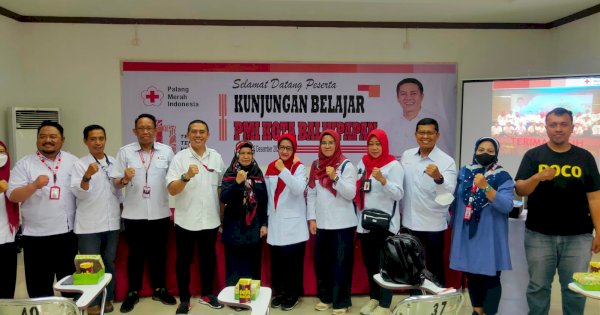 PMI Makassar Kedatangan 22 Anggota PMI Balikpapan, Ini Tujuannya