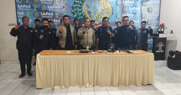 Kepala Kemenkumham Sulbar Apresiasi Satops Patnal yang Rutin Razia