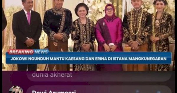 Andi Amran Diajak Foto dengan Presiden Walau Antrian Panjang