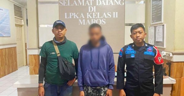 Tim LPKA Maros Kanwil Kemenkumham Sulsel Berhasil Mengamankan 3 Anak Binaan yang Kabur