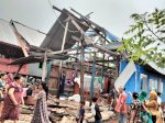 Puluhan Rumah Porak-poranda Diterjang Angin Kencang di Bontosunggu Jeneponto