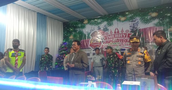 Bupati, Kapolres dan Dandim Pantau Situasi Jelang Tahun Baru di Mamasa