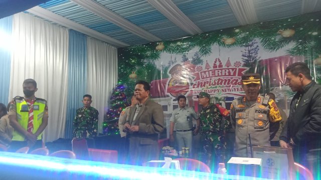 Bupati, Kapolres dan Dandim Pantau Situasi Jelang Tahun Baru di Mamasa