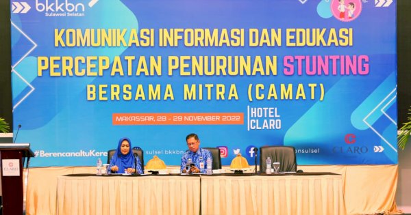 Perkuat Penanganan Stunting, BKKBN Sulsel Kumpulkan 155 Camat Se Sulsel