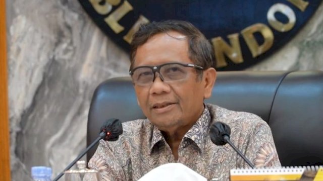 Mahfud MD Menteri Koordinator Bidang Politik, Hukum, dan Keamanan (Menko Polhukam). Foto: ist