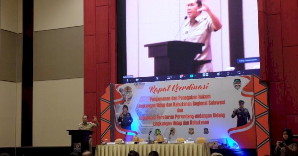 Danny Hadiri Rakor Gakkum Lingkungan Hidup dan Kehutanan, Beri Komitmen Penuh