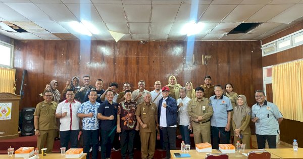 Kadispora Sulsel Boyong Pejabat ke KONI Sulsel, Bahas Target PON