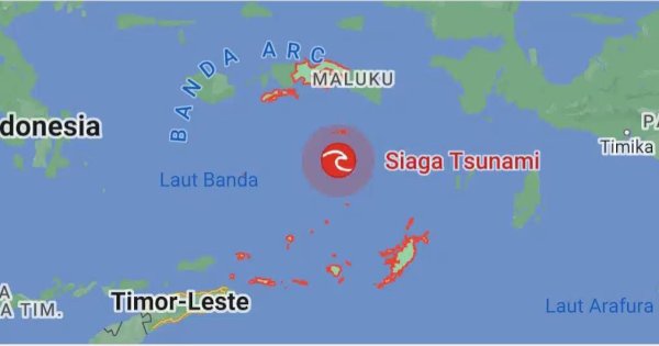 Sumber BMKG: Gempa 7,9 M di Maluku