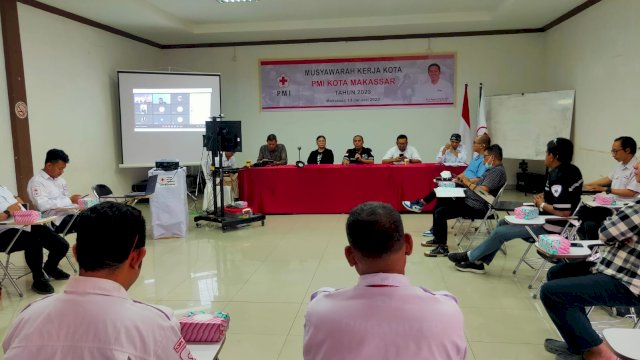 PMI Makassar Gelar Mukerkot Tahun 2023