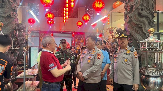 Pastikan Keamanan Imlek Lancar, Wakapolda Sulsel Pantau Klenteng Xiang Ma*