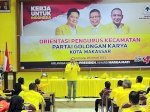 Sambut Pemilu 2024, Appi Pimpin Orientasi Pincam dan Pinlur Golkar Makassar