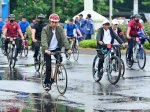 Awali Keketuaan ASEAN 2023, Presiden Bersepeda dan Jalan ke Bundaran HI