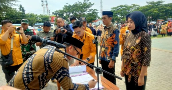 Hadiri Pelantikan 339 Anggota PPS, Seperti Ini Pesan Bupati Jeneponto