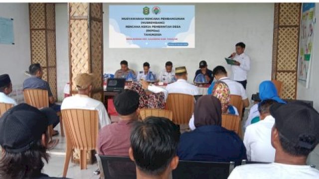 Musrenbang Desa Boddia. Foto: Istimewa 