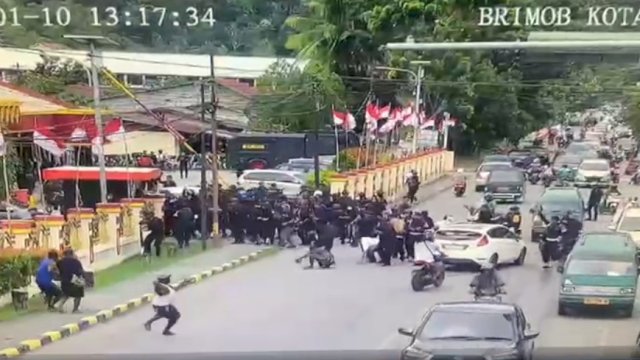 Polda Papua Akui Mako Brimob Diserang Pasca Lukas Enembe Diamankan KPK