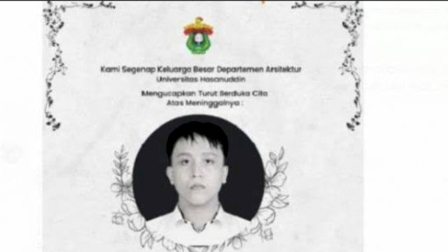 Mahasiswa Unhas Meninggal Saat ikuti Diksar Mapala, Diduga Kelelahan Jalan Kaki