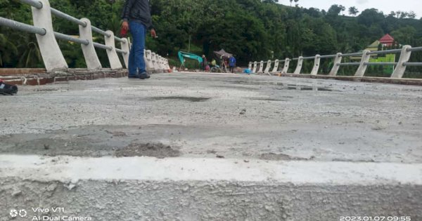 Fix, Usulan Bupati Disetujui Pusat, Rekonstruksi Jembatan Munte Diperpanjang