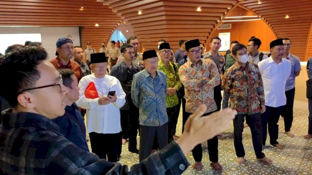 Jusuf Kalla saat di Masjid Agung Al-Jabbar, Gedebage, Kota Bandung, Sabtu, 21 Januari 2023. Ist