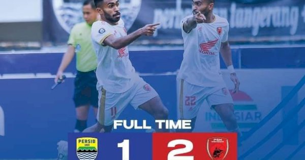 PSM Menang, Rusak Rekor Tak Terkalahkan Bandung