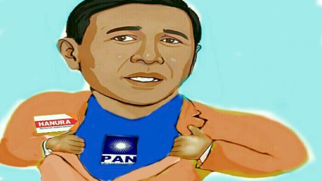 Karikatur Wiranto pindah dari partai Hanura (Dodi/harian.news)
