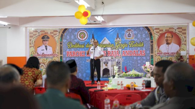 Resmikan Gereja di Andalas, Wali Kota Makassar Ngaku Bangga