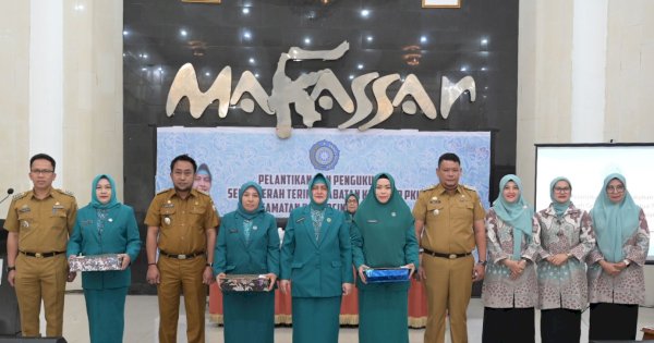 Ini Nama-nama Ketua TP PKK Kecamatan di Makassar yang Dilantik