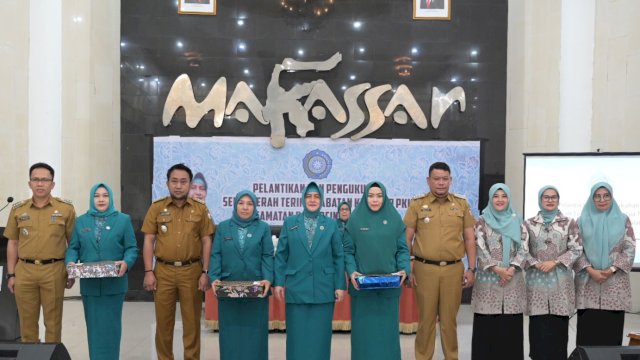 Ini Nama-nama Ketua TP PKK Kecamatan di Makassar yang Dilantik