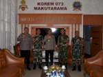Baru Hitungan Hari Menjabat, Kapolres Salatiga Langsung Datangi Markas TNI