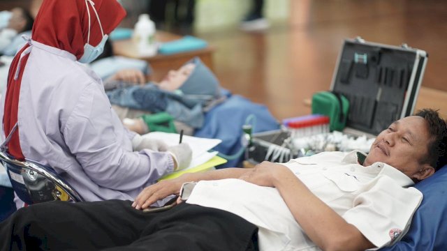 Meriahkan Bulan K3 Nasional, Semen Tonasa Gandeng PMI Gelar Donor Darah