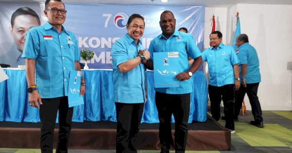 Ketum Gelora Anis Matta Lantik 4 DPW Baru Hasil Pemekaran di Papua