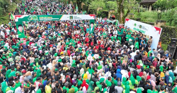 Meriahnya Jalan Sehat Harla PPP ke 50 Tahun di Malino