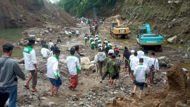 Tolak Tambang Galian C, Ribuan Warga dan MWC NU Srumbung Magelang Gelar Pengajian